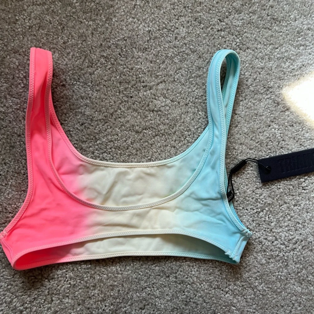 Triangl Swimwear Gradient Pink and Blue Bikini (S in Top/L bottom)